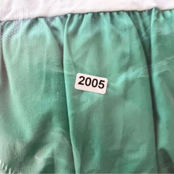 Colorblock Sleeveless Ruffle Dress Medium - Picture 6 of 6